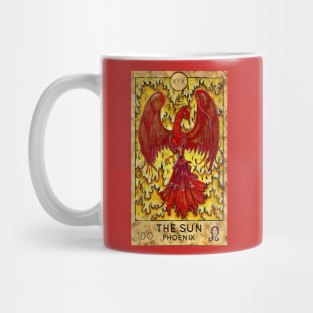 The Sun. Major Arcana Tarot Card. Mug